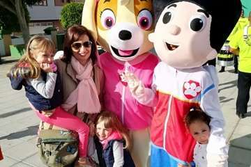 Pasacalles anunciador y pregón de las fiestas de El Calero 2018 (Foto TA, F,J. Santana y Antonio Alí)